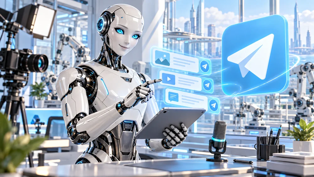 Robot Tron Telegram creator studio