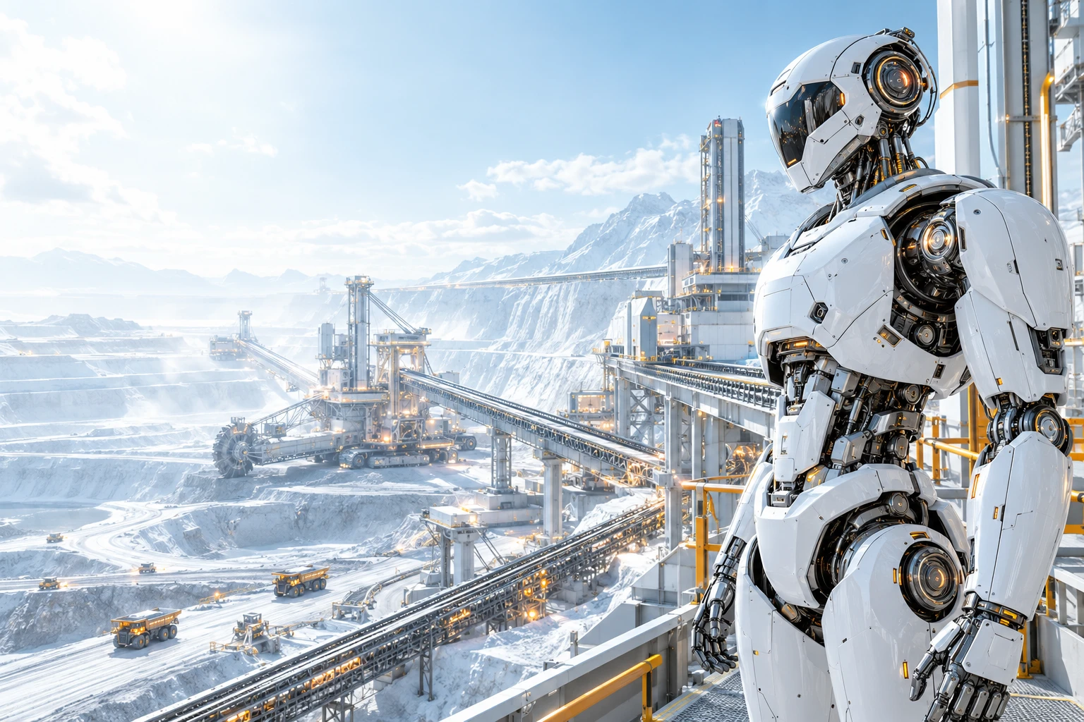 Robot Tron fictional industrial mining station